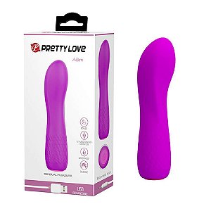 Vibrador Ponto G Recarregável Com 12 Vibrações - Pretty Love Adam