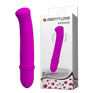 Mini Vibrador Ponto G em Soft Touch com 10 Modos de Vibração - Pretty Love Antony
