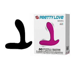Estimulador de Próstata e Períneo 30 Modos Vibração Preto - Pretty Love Backie