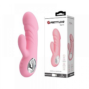 Vibrador Ponto G 7 Modos Vibração 5 Intensidades Rosa - Pretty Love Carina