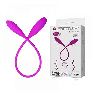 Vibrador Duplo Com 7 Modos de Vibração - Pretty Love Snaky Vibe I