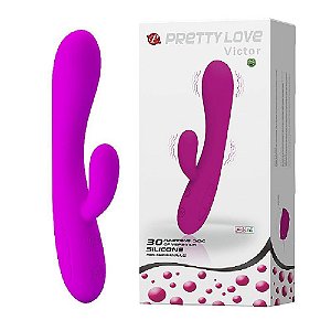 Vibrador Ponto G E Clitóris 30 Modos Vibração - Pretty Love Victor