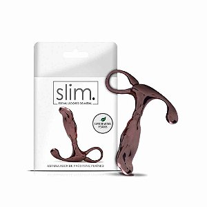 Plug Anal Com Ponta Estimuladora Próstata Metal Alça De Segurança - Sexy Fantasy Slim