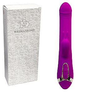 Vibrador Ponto G em Silicone e 7 Modos de Vibrações - Wediamond