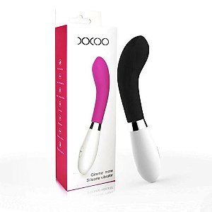 Vibrador Estimulador De Ponto G Em Silicone Com 10 Modos De Vibração Preto - XXOO
