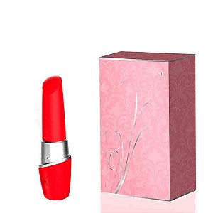Vibrador Batom Estimulador De Clitóris 12 Modos De Vibração - Elegant Lipstick