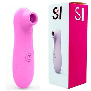 Estimulador De Clitóris Com 10 Modos De Sucção Em Silicone Rosa - YOUVIBE SI