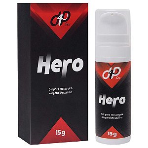 Hero Gel de Massagem Masculino Potência 15G - D4P Sex