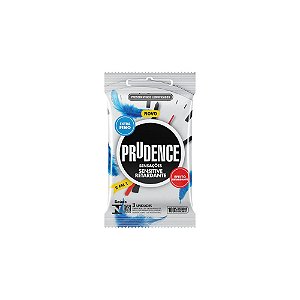Preservativo Prudence Sensitive Retardante 2 em 1: Extra Fino e Controle (3 un)
