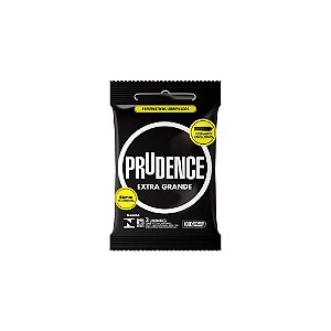 Preservativo Prudence Extra Grande 56mm – Conforto e Segurança (3 unidades)