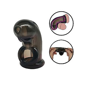 Capa Peniana em Silicone Flexível com Glande Definida e Anel – Sensação Realista