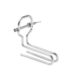 Expansor Anal e Vaginal com Ajuste de Abertura em Aço Inox – Expansão Gradual e Anatômica