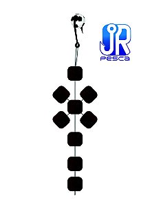 Manhoso Cruzado EVA 9mm JR Pesca