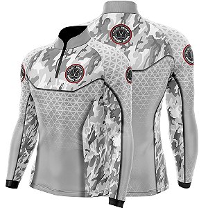 Camisa Play Pesca Cammo White Infantil