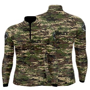 Camisa Play Pesca Camuflada Adulto