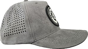 Boné Play Pesca Suede Cinza