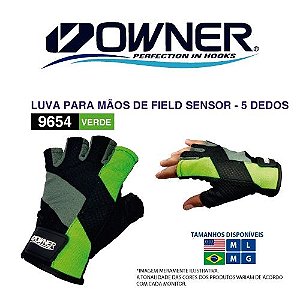 Luva Owner Field Sensor Verde Ref- 9654