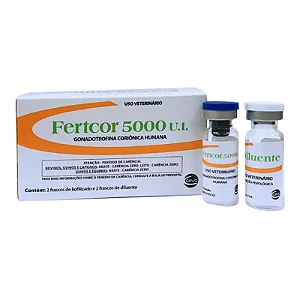 Kit 2 Unidades FERTCOR HCG 5.000 U.I.
