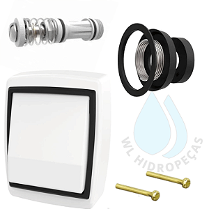 Kit Para Reparo Válvula Hydra Luxo 1. 1/2 Branco gelo