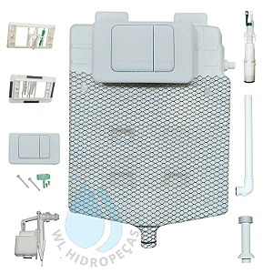 Caixa Montana M9000 Alvenaria com Acabamento Ecoline Branco