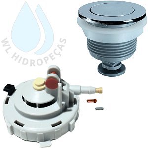 Kit Reparo Caixa Acoplada Cabeçote e Botão Acionamento Astra