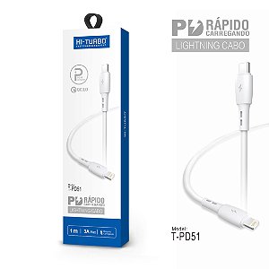 Cabo Carga Rápida PD iOS | Modelo: T-PD51