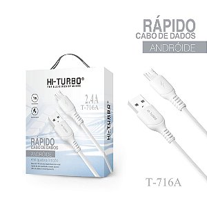 Cabo V8 | Anti-Quebra | Modelo: T-716A