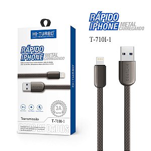 Cabo Rápido Metal iOS | Modelo: T-710I-1