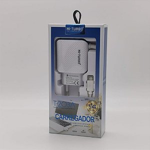 Carregador V8 | Carga Rápida 3.4A | Modelo: T-203A