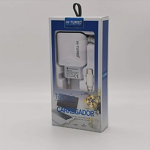 Carregador TYPE-C | Carga Rápida 3.4A | Modelo: T-203C