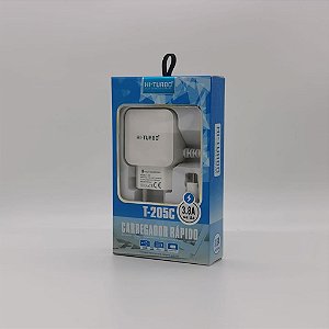 Carregador Rápido TYPE-C | 3.8A | Modelo: T-205C