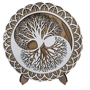 Mandala Arvore da Vida Yin Yng