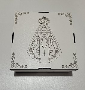 Caixa Nossa Senhora Aparecida MDF