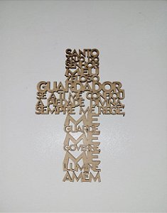 Cruz Santo Anjo do Senhor MDF