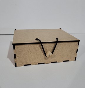 Caixinha com Fecho Elástico MDF