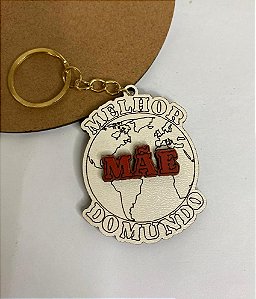 Chaveiro Melhor Mãe do Mundo MDF