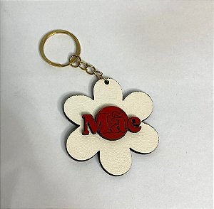 Chaveiro Mãe Flor MDF