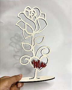 Rosa de Mesa Mãe MDF