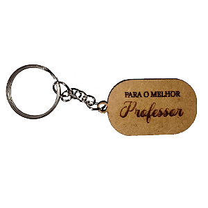 Chaveiro Para o Melhor Professor MDF