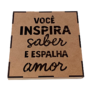 Caixa "Você Inspira" 15x15
