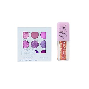 Kit Ruby Rose - Paleta de Sombras - Gloss