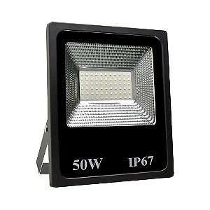 Refletor Holofote LED 50W 6500K  Luz Branca Fria  IP67