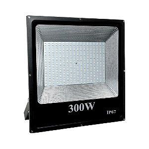 Refletor Holofote LED 300W 6500K  Luz Branca Fria  IP67