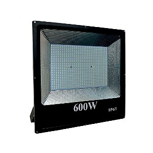 Refletor Holofote LED 600W 6500K  Luz Branca Fria  IP67