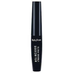 Delineador Líquido Preto Ruby Rose