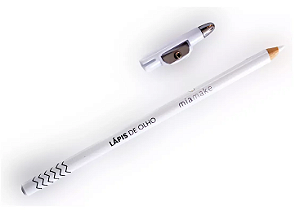 Lápis de Olho Branco Mia Make Com Apontador