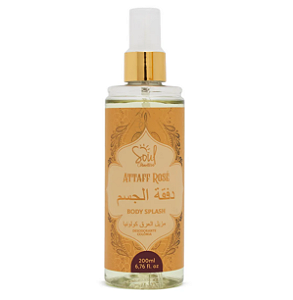 Body Splash Attaff Rose Desodorante Colônia Soul Cosméticos 200ml