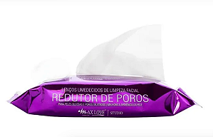 Lenço Umedecido de Limpeza Facial Redutor de Poros Max Love
