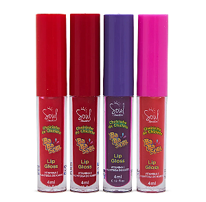 Lip Gloss Cheirinho de Chiclete Babasoul Soul Cosméticos