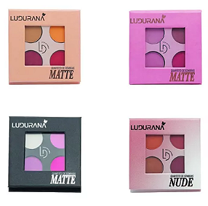 Mini Quarteto De Sombras Ludurana Sombra Coloridas